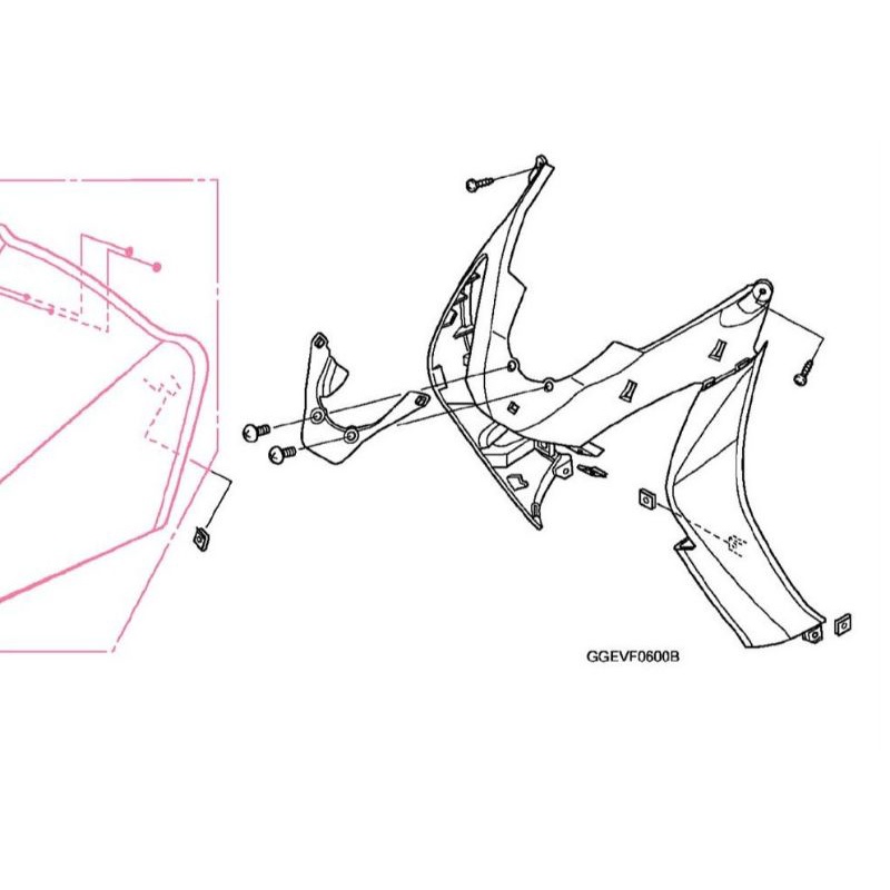 Mặt nạ lót Honda Lead 110