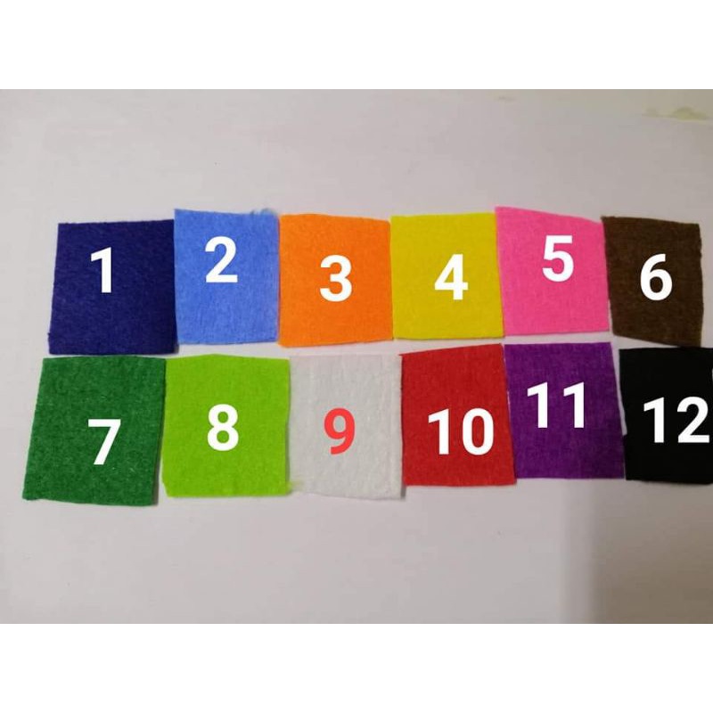 VẢI DẠ NỈ CỨNG KHỔ 90X90CM
