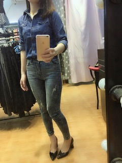 Áo sơ mi bò khuy