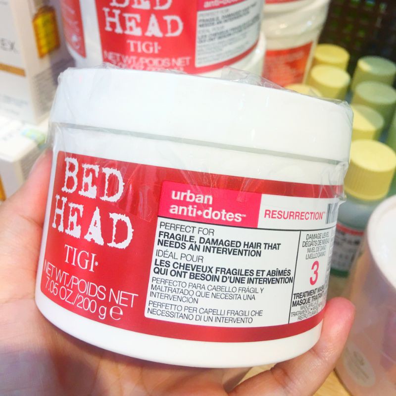 Ủ tóc Tigi Bed Head Resurrection Mask 200g phục hồi tóc hư tổn