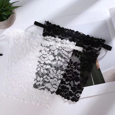Combo 2 áo lot ren che ngực màu đen trắng