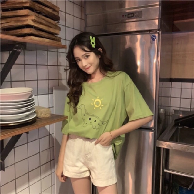 Áo Thun KHỦNG LONG MẶT TRỜI Unisex A016 | BigBuy360 - bigbuy360.vn