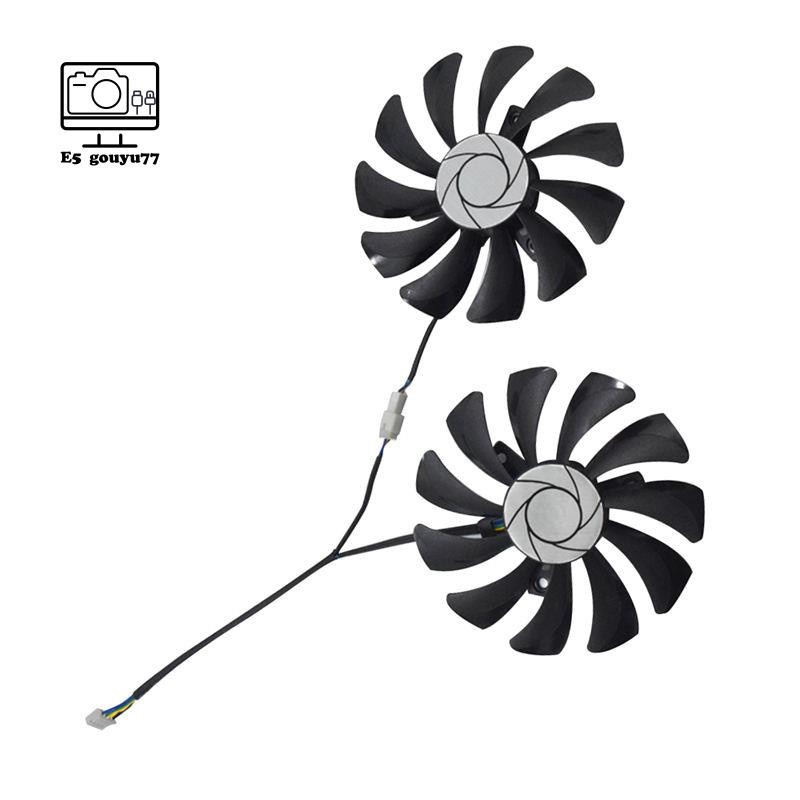 New 1 Pair Graphics Card Fan 85Mm Ha9010H12F-Z 4Pin Cooler Fan Replacement For Msi Gtx 1060 Oc 6G Gtx 960 P106-100 P106 Gtx1060 Gtx960