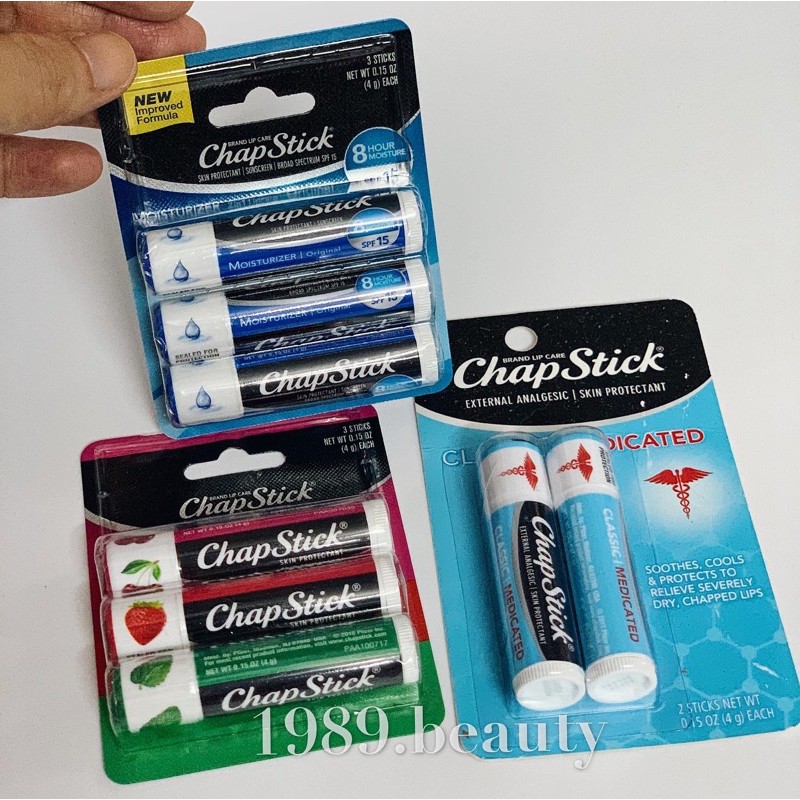 Son dưỡng Chapstick - nhập Mỹ (thỏi lẻ 4g)