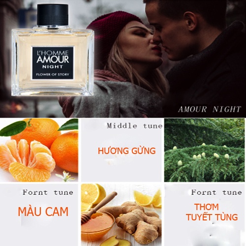 Nước hoa nam Flower Story Passion Hương thơm bền lâu 100ml hàng chính hãng | BigBuy360 - bigbuy360.vn