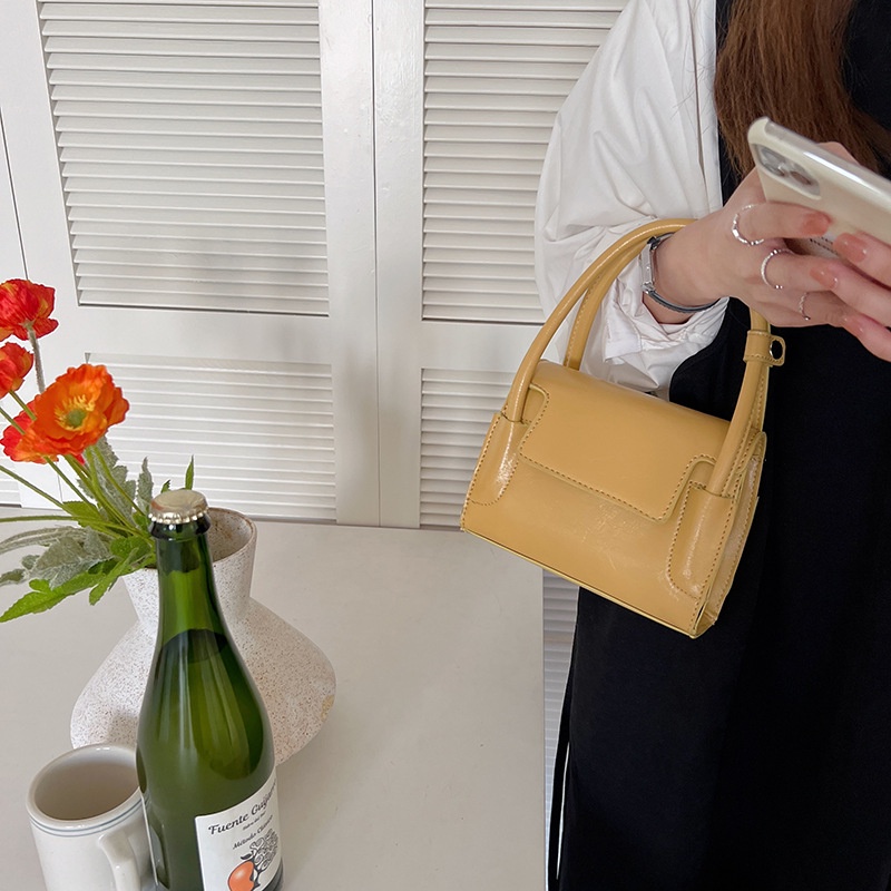 Túi đeo vai IELGY cỡ vuông nhỏ thiết kế đơn giản thời trang cho nữ