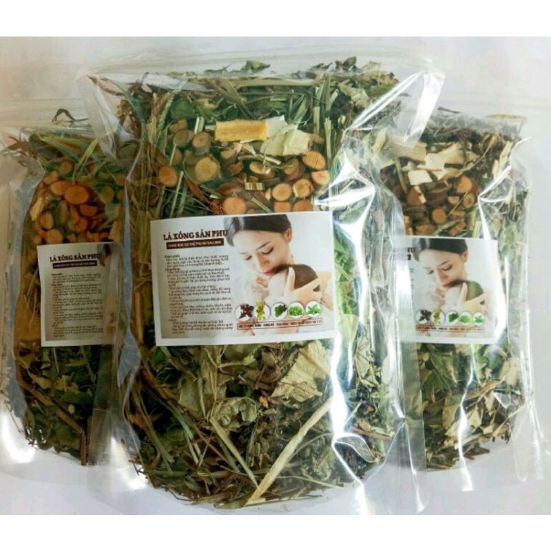3 gói lá xông sản phụ gói 250g