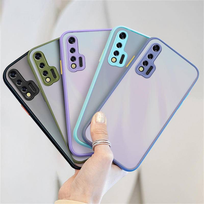 Ốp Điện Thoại Nút Màu Tương Phản Cho OPPO A 11 32 33 39 52 53 55 56 57 59 71 72 73 92 96 S 4G 5G F1S 1+Nord N20 5G