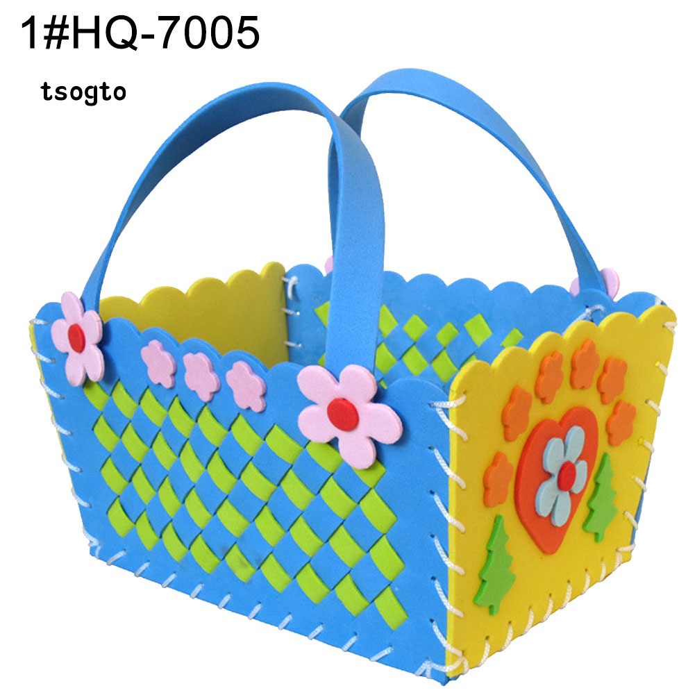Giỏ Hoa Handmade Dễ Thương Dùng Để Đựng Đồ Chơi Cho Bé