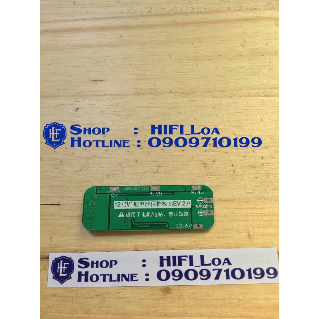 Mạch 3S 12.6V - 20A Auto Recovery new 2017, sạc và bảo vệ pack pin Li-ion 3S 12V