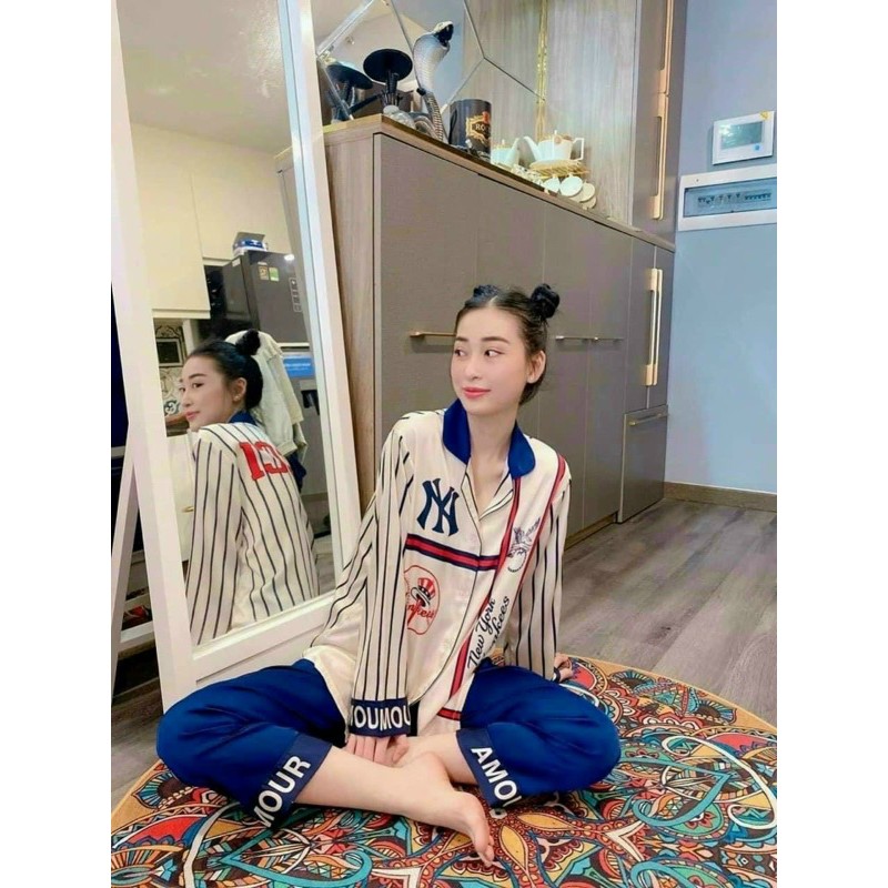 Đồ Bộ Satin - Mango Tay Dài Quần Dài | BigBuy360 - bigbuy360.vn