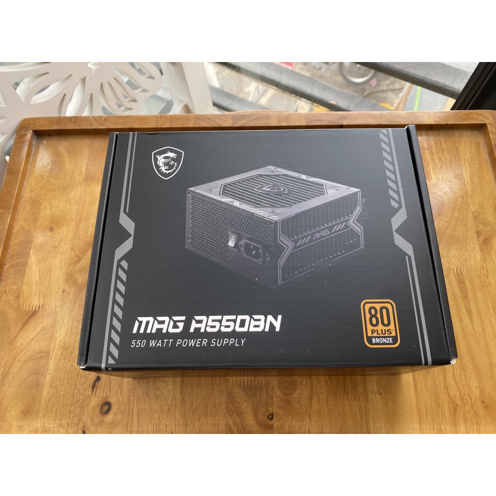 Nguồn máy tính MSI MAG A550BN 550W - 80 Plus Bronze