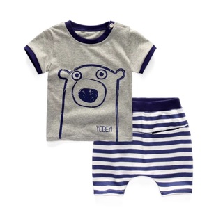 Bộ hè bé trai cotton đẹp