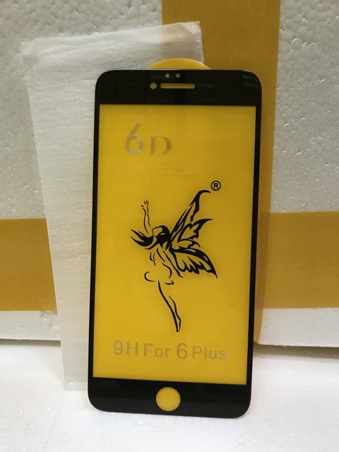 Kính cường lực full màn 6D cô gái dành cho 6G/ 6 plus ( tặng kèm giấy lau )
