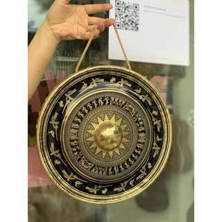 Chiêng đồng chạm khắc hoa văn trống đồng đủ size