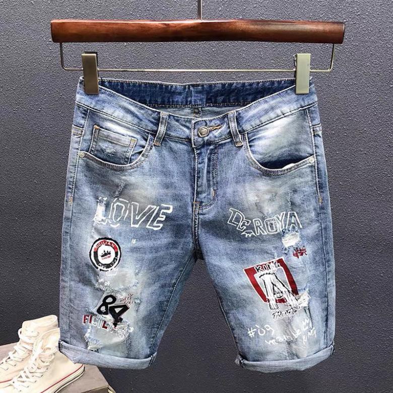 [ĐẸP HƠN NGƯỜI YÊU CŨ !!!] Quần short jean nam cao cấp hàn quốc đẹp giá rẻ TCS 048