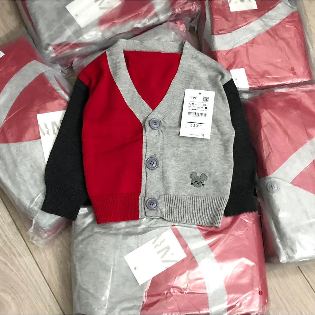 Áo Cardigan Zara thêu chuột rất xinh