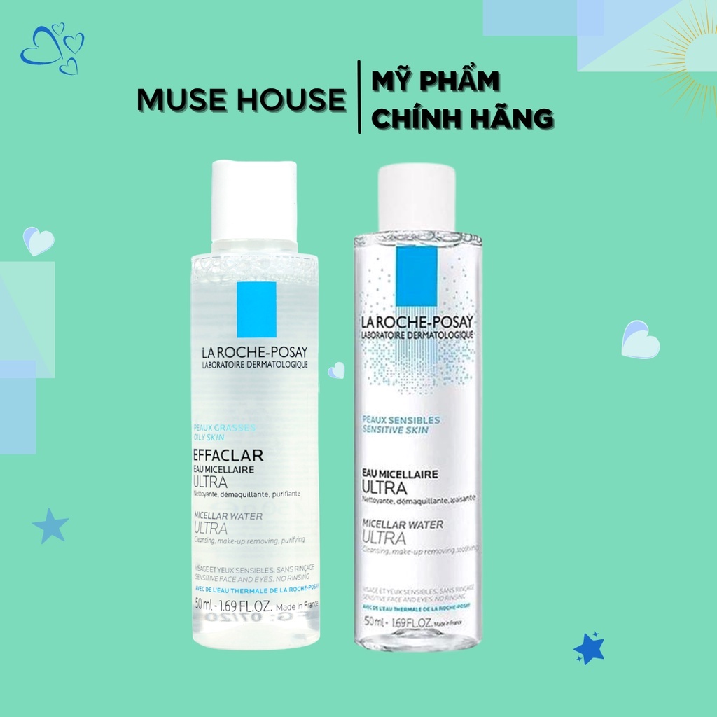 Nước tẩy trang La Roche Posay cho da dầu da nhạy cảm 50ml