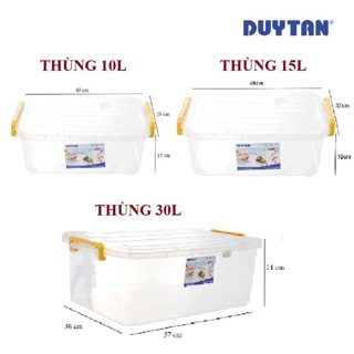 Thùng duy Tân đựng đồ 10L , 15 ,30 L