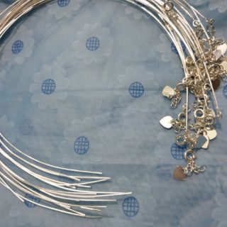 Vỏ vòng tay chỉ bạc ta xỏ hạt