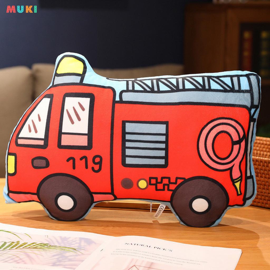 Gối ôm hình phương tiện giao thông 45x30cm cho bé