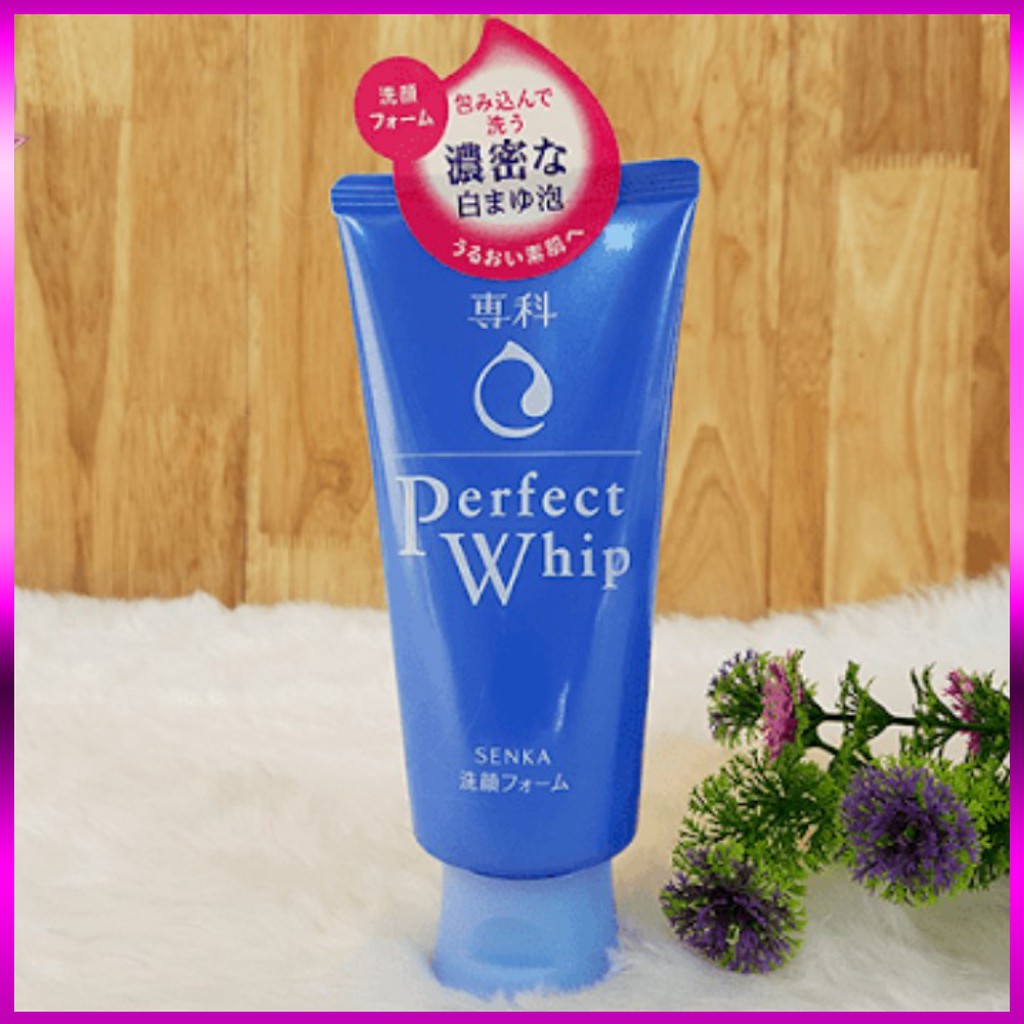 [ SIÊU SALE ] Sữa rửa mặt tạo bọt chiết xuất tơ tằm trắng Senka Perfect Whip 120g