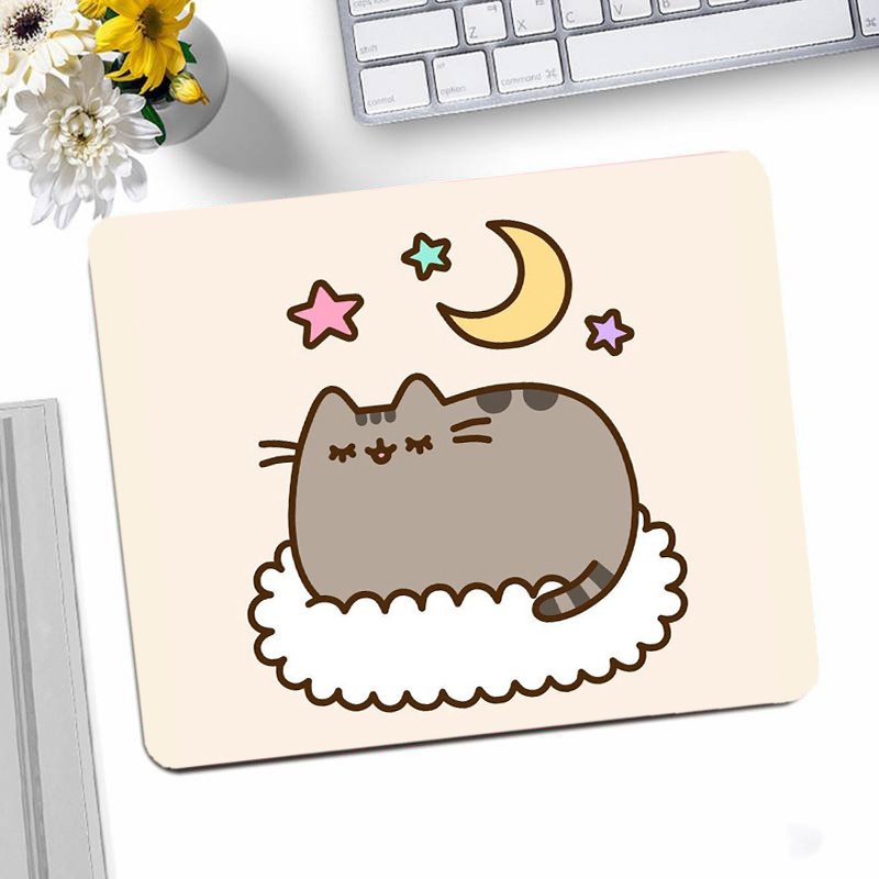 Miếng di chuột in hình MÈO PUSHEEN cute hoạt hình chibi anime miếng kê chuột miếng lót chuột