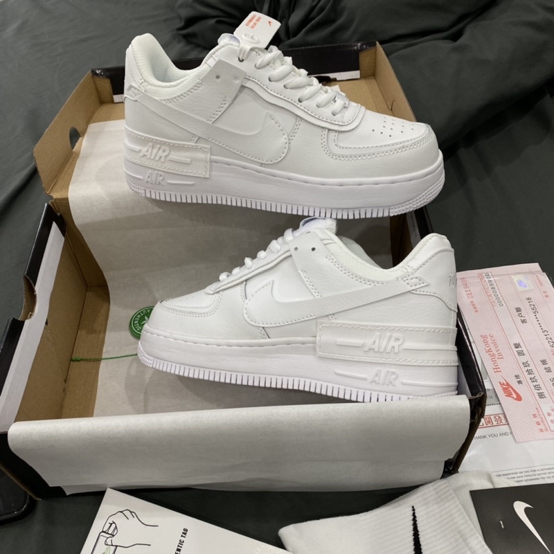 GIÀY AF1 SHADOW ALL WHITE 1:1 SC [ FULL BOX + FREE SHIP ] | BigBuy360 - bigbuy360.vn