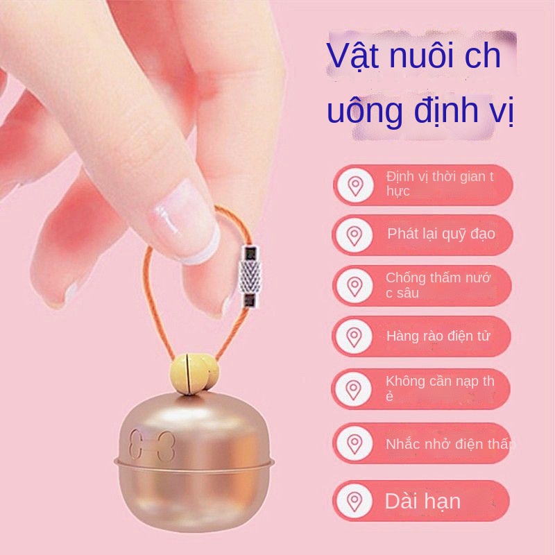 ☌☬Vật nuôi thông minh định vị gps định vị định vị cổ áo theo dõi đặt trước nhỏ tạo tác theo dõi chống thất lạc