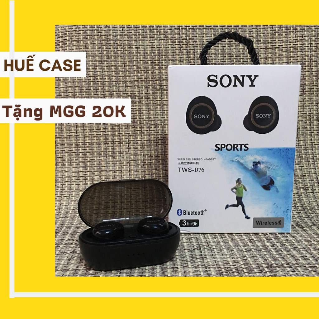 Tai nghe bluetooth [Freeship] Giảm 15k tai nghe không dây nhập [DONG15] 💕 Earphone có mic cảm ứng thời trang