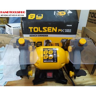 (150mm) Máy mài để bàn 2 đá 150W TOLSEN 79646