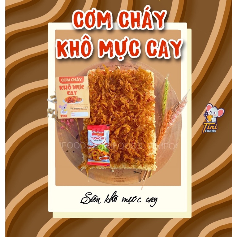 CƠM CHÁY KHÔ MỰC THƯỢNG HẠNG- ĂN LÀ MÊ 250GR- SIÊU RẺ- CHUYÊN XUẤT KHẨU