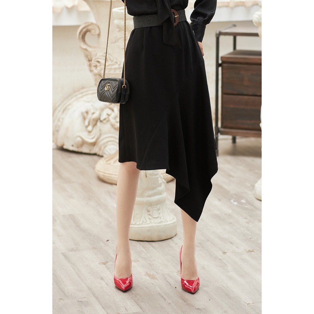 [Mã WABRHI5 giảm 15% đơn 599K] Chân váy nữ vạt lệch 1 bên JDA0731 - 20Again | BigBuy360 - bigbuy360.vn