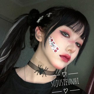 Vòng cổ choker đan lưới hình mạng nhện 🕸