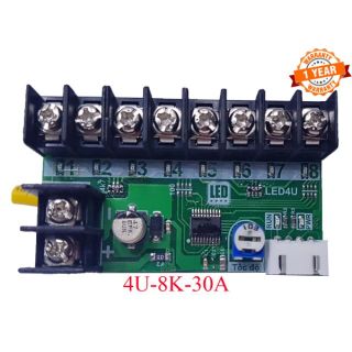 Mạch led vẫy 4U - One led -  SolanTech 8 kênh 30A free lập trình