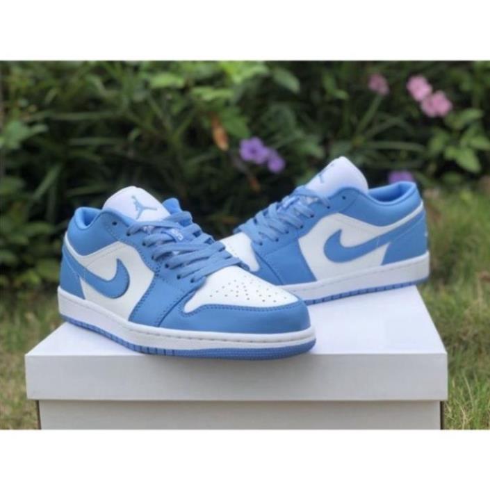 👟👟 Giày Sneaker AIR JORDAN 1 xanh dương cổ thấp [ Ảnh Thật100% ]