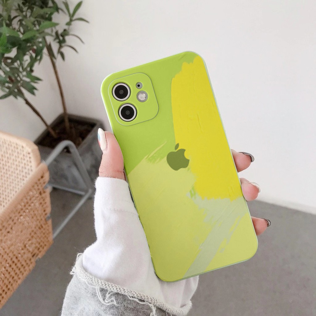 Ốp lưng iphone cạnh vuông BVC màu trái cây 6plus/6s/6splus/7/7plus/8/8plus/x/xr/xs/11/12/pro/max/plus/promax-Awifi A1-18 | BigBuy360 - bigbuy360.vn