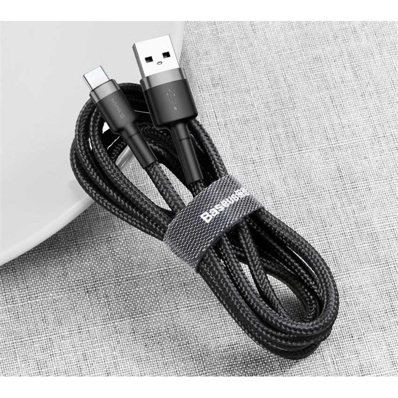 Cáp Sạc Nhanh iPhone Ipad  Cafule Siêu Bền | Kèm Dây Velcro Giữ Cáp -  Cáp sạc iPhone 5/6/7/8/X/XS/XS /11