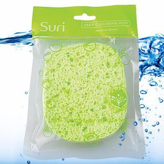 Bông bọt biển tẩy tế bào chết Suri xanh cao cấp Hàn Quốc