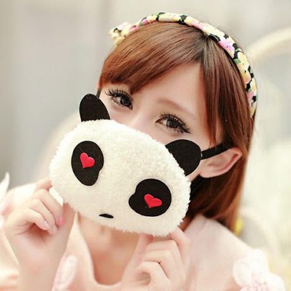 Miếng Bịt Mắt Ngủ Hình Gấu Trúc Dễ Thương, Ngủ Văn Phòng Đi Du Lịch Dã Ngoại, giũ ấm cho đôi mắt