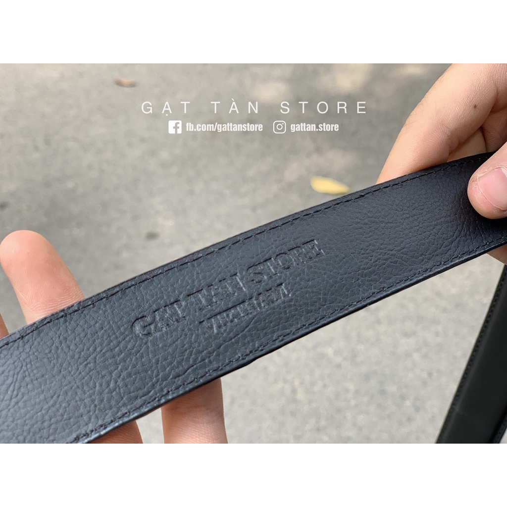 Thắt lưng nam da bò nguyên miếng - Dây nịt da nam cao cấp Gạt Tàn Store