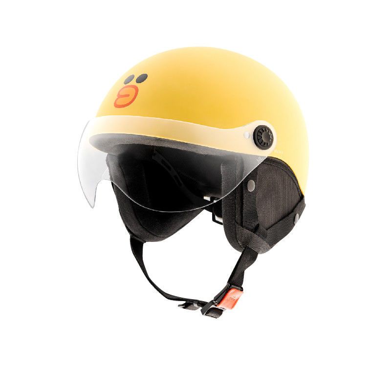 🔥MŨ BẢO HIỂM VỊT VÀNG/GẤU NÂU BROWN LINE FRIENDS