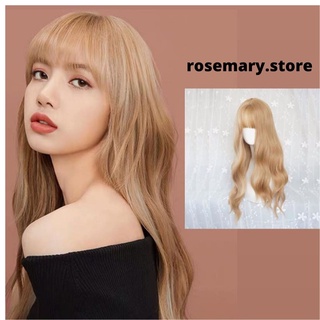 Bộ Tóc Giả Dài Xoăn Phong Cách LISA Blackpink