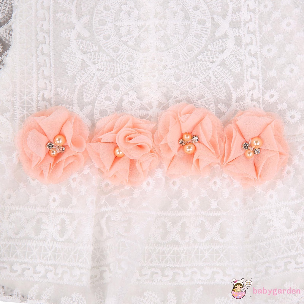 Áo Liền Quần Phối Ren Phong Cách Công Chúa Cho Bé Gái