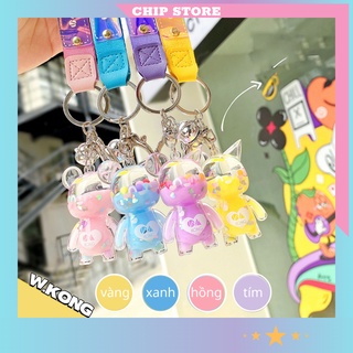 MÓC KHÓA XE MÁY cute gấu wukong treo balo siêu dễ thương