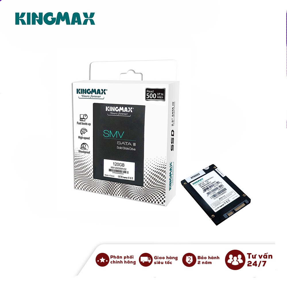 Ổ CỨNG SSD KINGMAX 120GB- Hàng Chính Hãng Tem Viễn Sơn