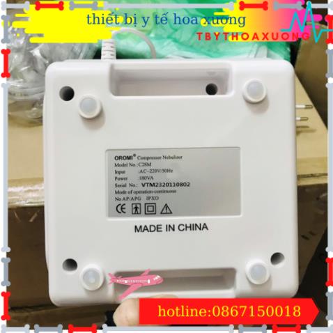 Máy Xông Mũi Họng OROMI C28M BH 5 NĂM