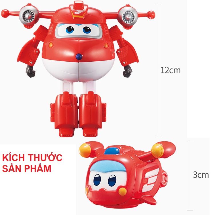 Bộ đồ chơi trẻ em super wings mô hình máy bay và thú cưng Jett  Paul Donnie Astra Dizzy (1 nhân vật)