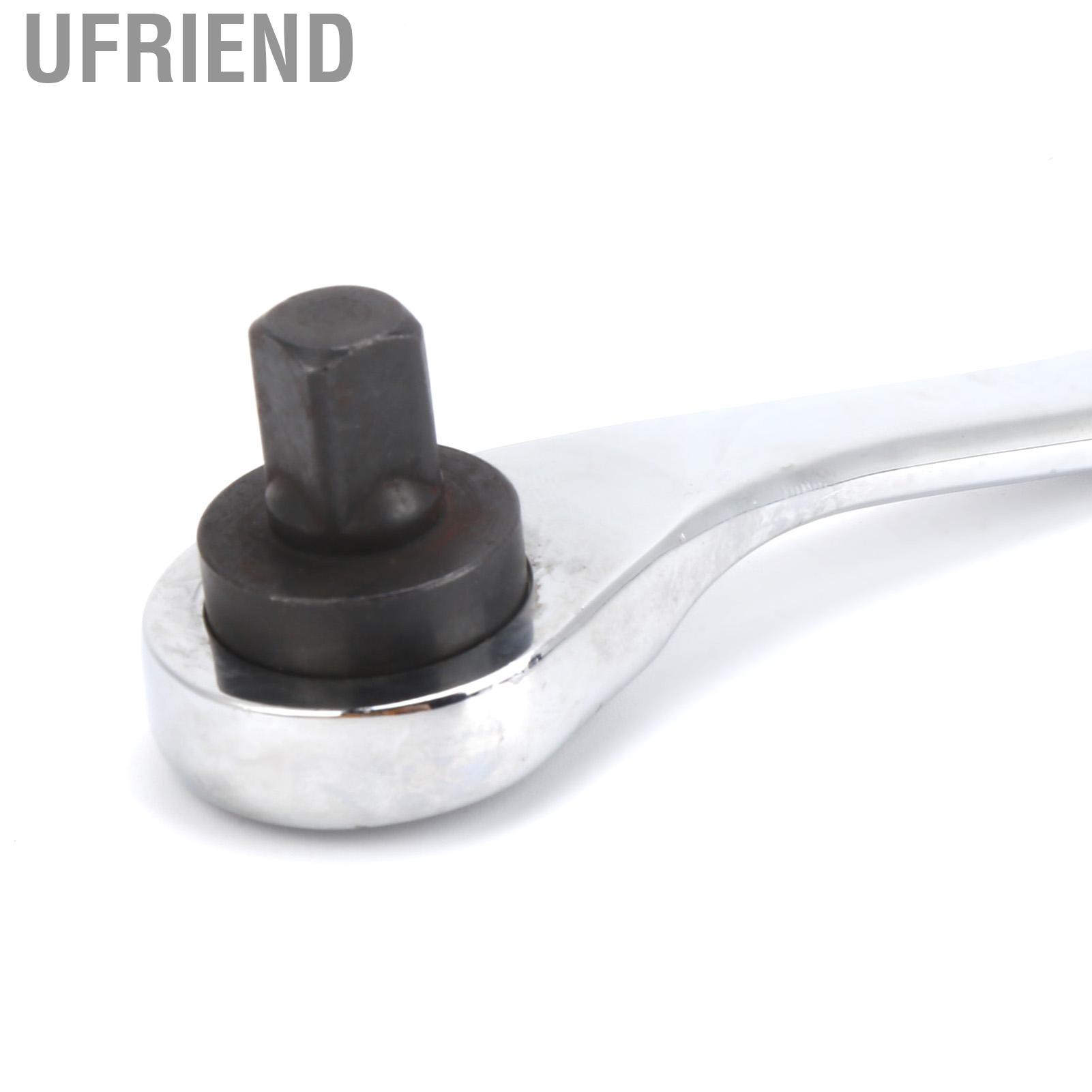 Ufriend 3/8in 72 Teeth Ratchet Wrench Chromium Vanadium Steel Socket Maintenance Tools