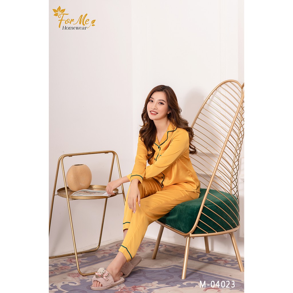 Bộ đồ ngủ, mặc nhà chất Lụa Giấy Luxury TRƠN 2 TÚI 04 ,forme pijama